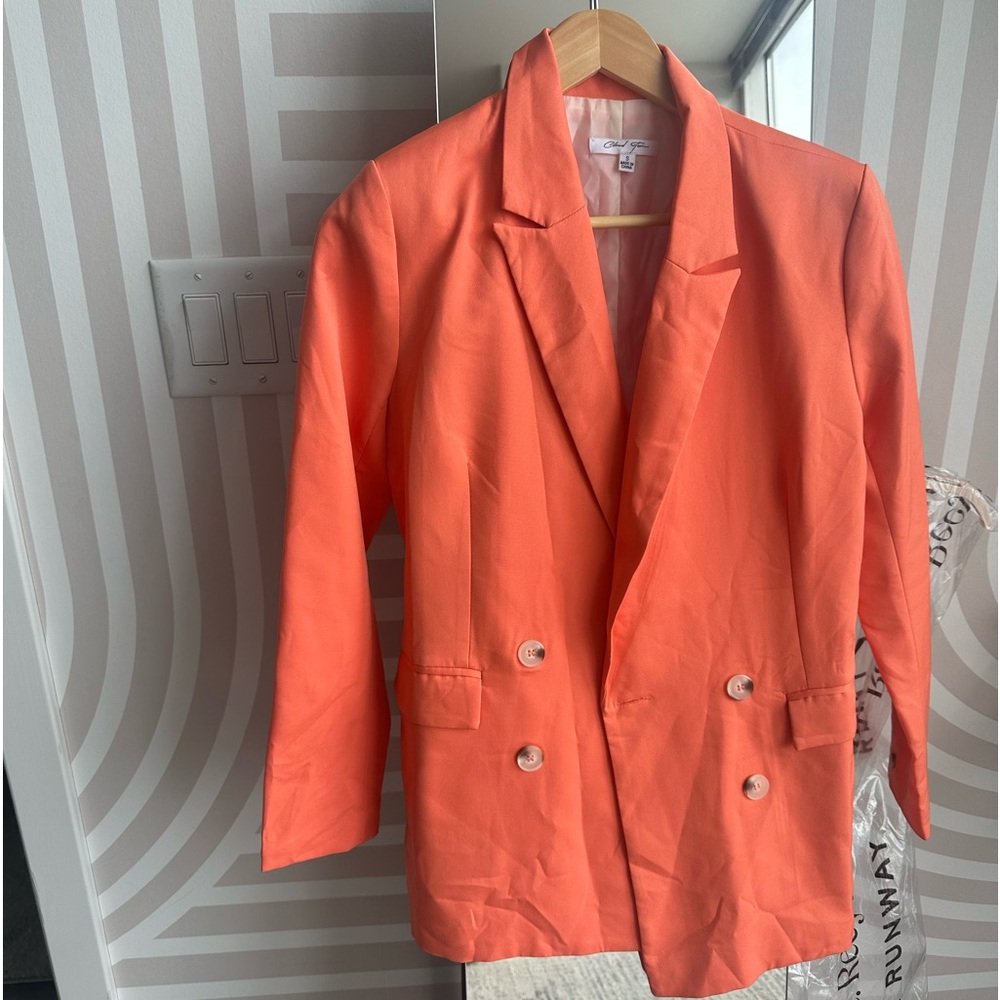 Orange Blazer